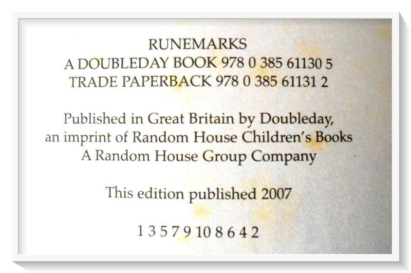 JOANNE HARRIS: Runemarks - 2007 - LARGE SOFTCOVER - Condition: VG (B+)