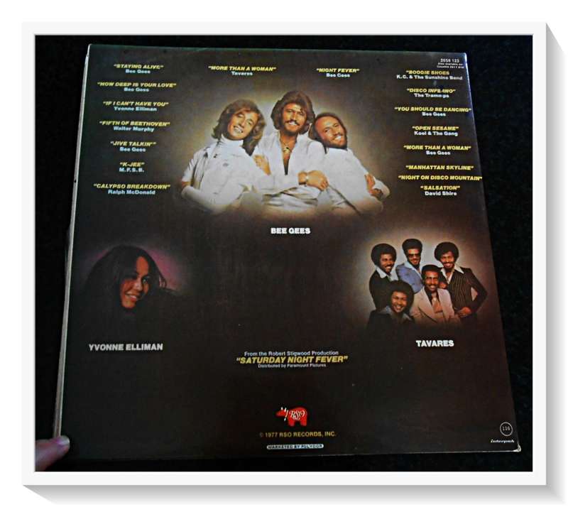 Saturday Night Fever: 2X LP Set - Photos in Centrefold - Cover/Sleeve & Both Records in VG Condition