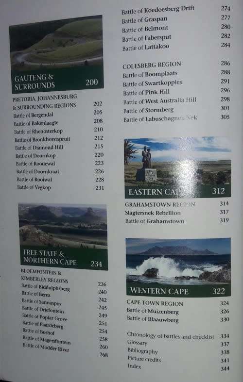 Field Guide to the Battlefields of South Africa - Large Thick Softcover - Nicky Von Der Heyde (B+)