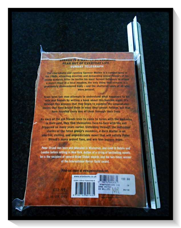 PETER STRAUB: A Dark Matter - ORION BOOKS - LARGE SOFTCOVER - Condition: A Excellent