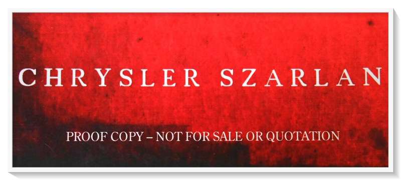 The Hawley Book of the Dead by C. Szarlan - PROOF COPY - 2014 Century Press - Condition: A+