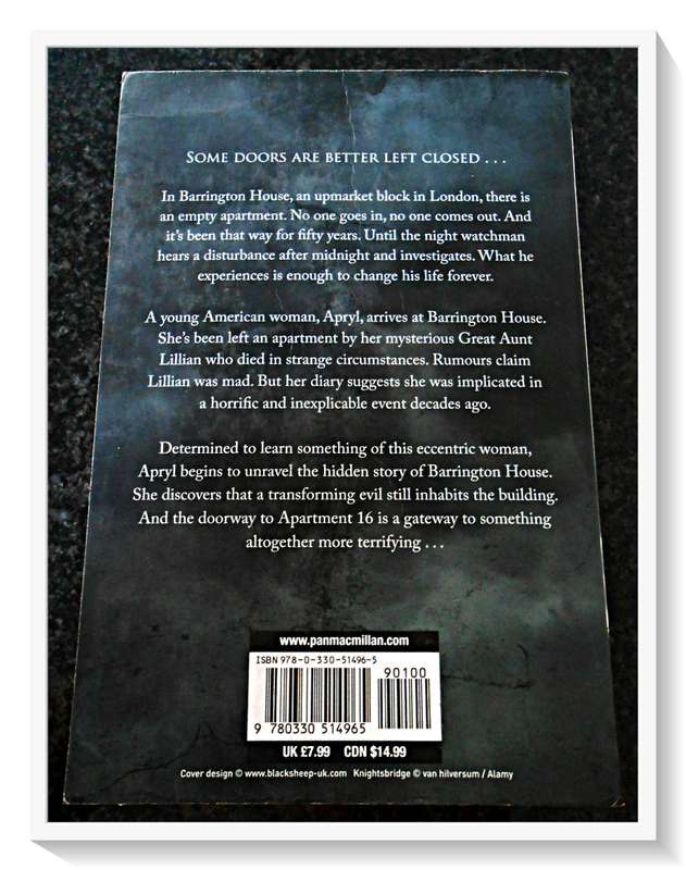 Apartment 16 by ADAM NEVILL (Author of The Ritual) - Large Softcover - PAN - 2010 - Condition: A