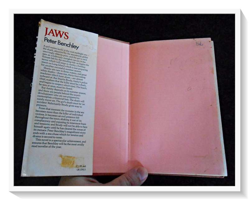 JAWS by Peter Benchley - First Edition Hardback - 1974 - Andre Deutsch Ltd. Condition: B to B+