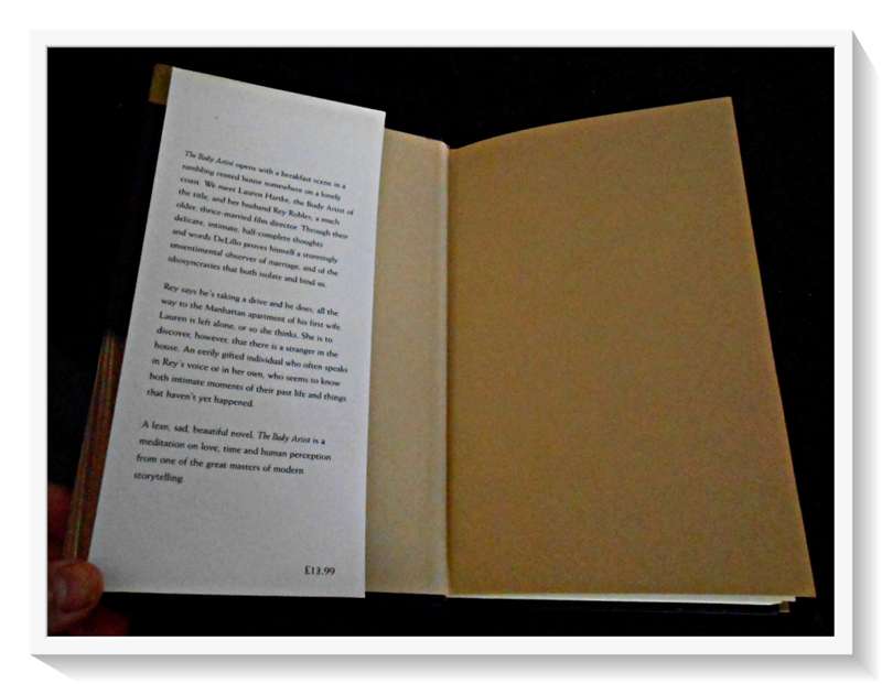 The Body Artist by DON DELILLO - First UK Edition - 2005 - Hardcover - Condition: B+ to A