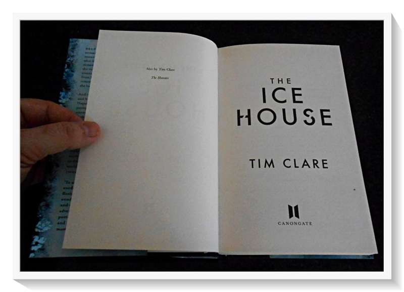 The Ice House by TIM CLARE - 2019 - First Edition Hardcover - Canongate Press - Condition: A+