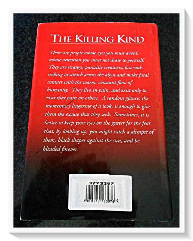 The Killing Kind by JOHN CONNOLLY - First Edition / 1st Print - 2001 - Hodder & Stoughton - B+