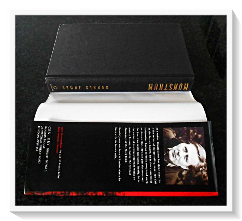MONSTRUM by DONALD JAMES - First Edition Hardback - 1997 - Century Press - Condition: B+
