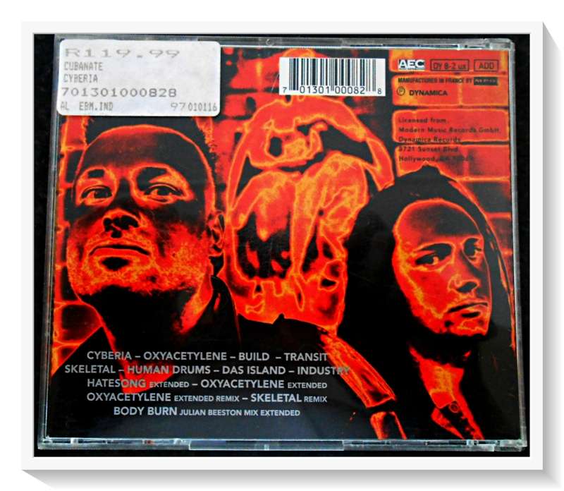 CUBANATE: Cyberia - DYNAMICA Records - Made in France - Disc & Booklet in Very Good Condition*