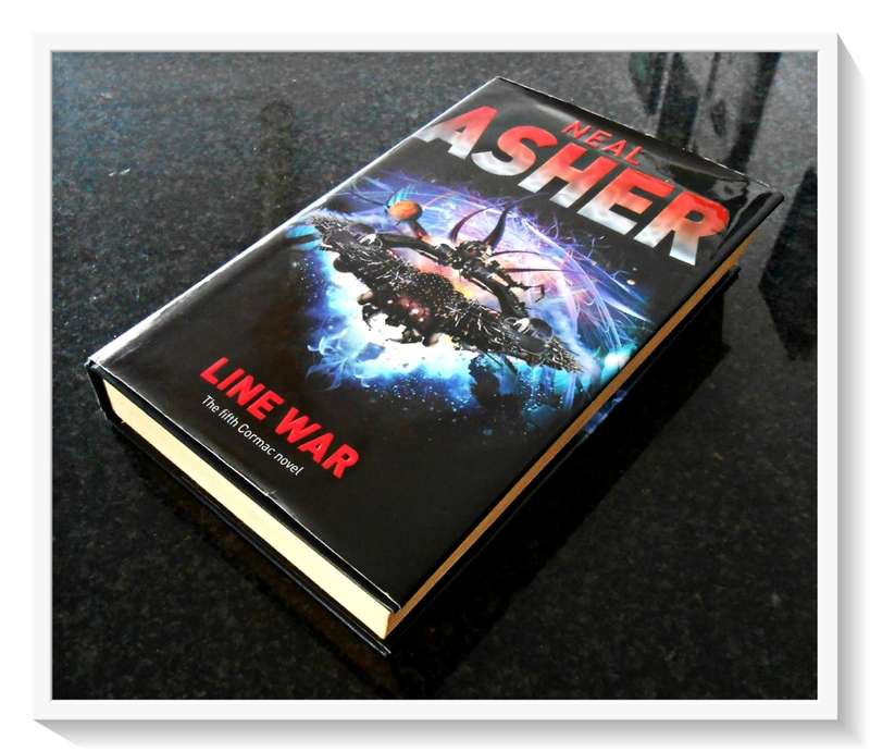 NEAL ASHER: Line War - Hardcover - Unclipped - First Edition - TOR BOOKS - 2008 - Condition: B