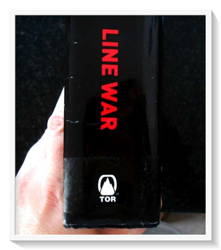 NEAL ASHER: Line War - Hardcover - Unclipped - First Edition - TOR BOOKS - 2008 - Condition: B