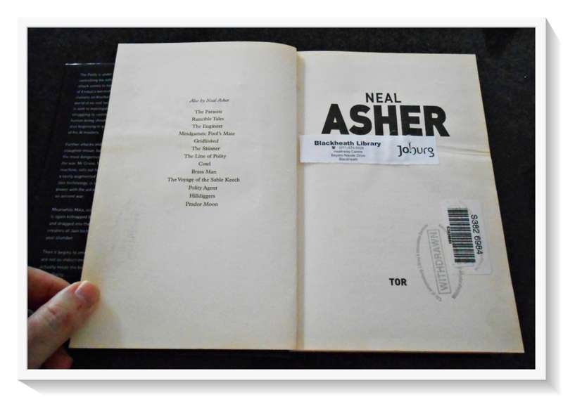 NEAL ASHER: Line War - Hardcover - Unclipped - First Edition - TOR BOOKS - 2008 - Condition: B