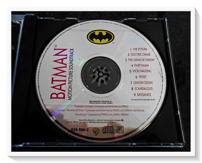 BATMAN - Soundtrack - 1989 - Jack Nicholson - Prince - Booklet & Disc Good - See images*