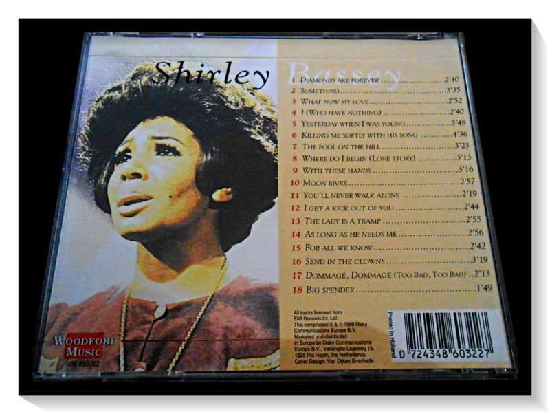 Shirley Bassey: Her Greatest Hits - 1995 - Woodford Music - In Excellent Condition*