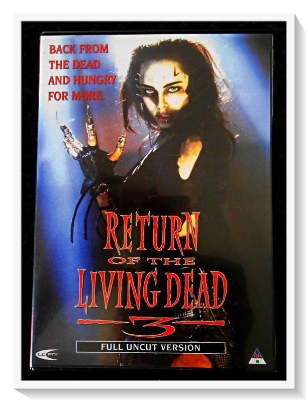 RETURN OF THE LIVING DEAD III - UNCUT Cult/Horror Collectable - Disc & Casing in VERY GOOD Condition