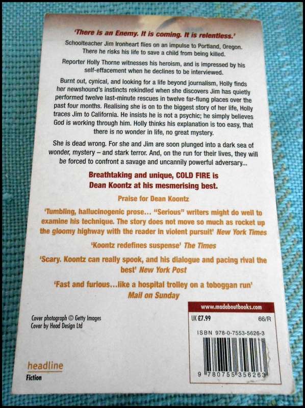 DEAN KOONTZ: Cold Fire - Paperback - 2005 Headline Publishing - Condition: A (Near New)