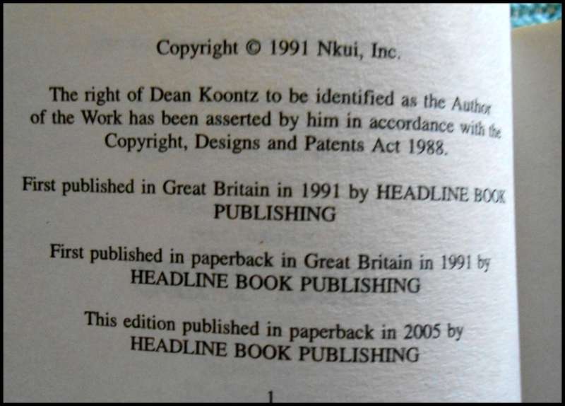 DEAN KOONTZ: Cold Fire - Paperback - 2005 Headline Publishing - Condition: A (Near New)