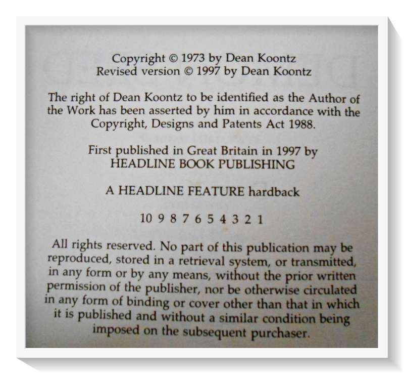 Demon Seed by DEAN KOONTZ - First UK Edition 1997 - HEADLINE BOOKS - Hardcover - Condition: B