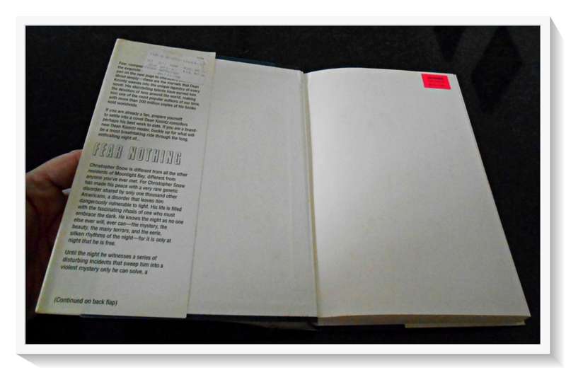 Fear Nothing by DEAN KOONTZ - First Edition + 1st Print - BANTAM Feb. 1998 - Condition: B+