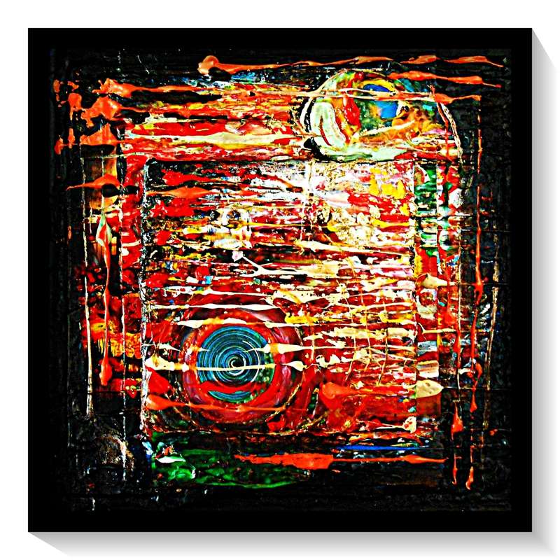 ABSTRACTION: How to Heal an Artificial Serial Killer by Ras Steyn - 320MM by 320MM 1X Available*