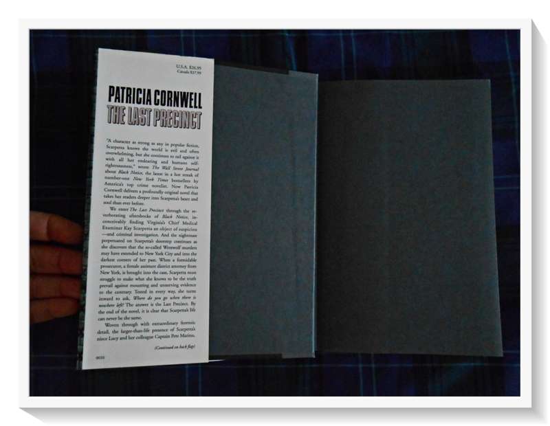 The Last Precinct : PATRICIA CORNWELL - PUTNAM & Sons -2000 - First Edition - Condition: B+