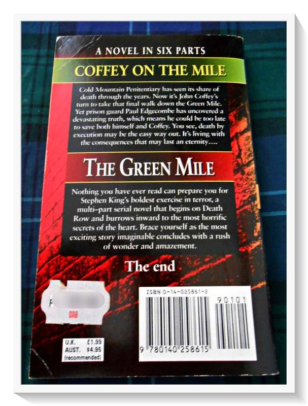 Stephen King: The Green Mile - Coffey on the Mile - 1996 Penguin Paperback - Condition: (b)