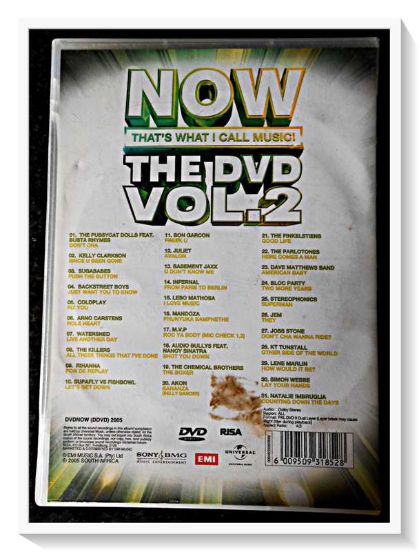 NOW: The DVD Volume 2 - 2005 - Various Artists - Casing & Disc in Very Good Condition*