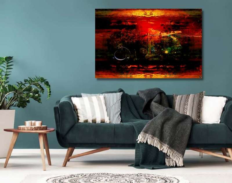 Single Edition Print: The Tempest Uncut by Human-Centred Artist Ras Steyn - LARGE MOUNTED CANVAS*
