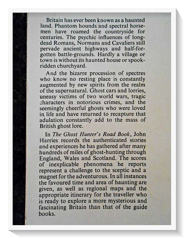 The GhostHunters Road Book by John Harries - 1974 - Published by LETTS - Rare Find B+ Condition*