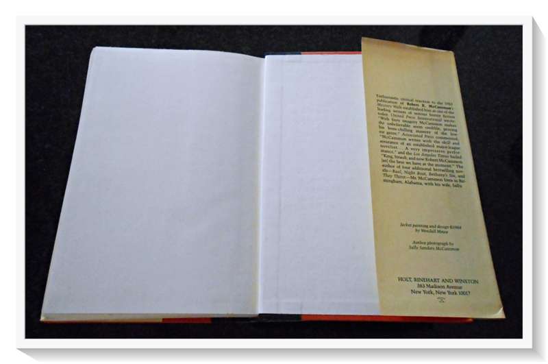 Usher`s Passing by Robert R. McCammon - First Ed. + 1st Print 1984 - Holt, Reinhart & Winston (B+)