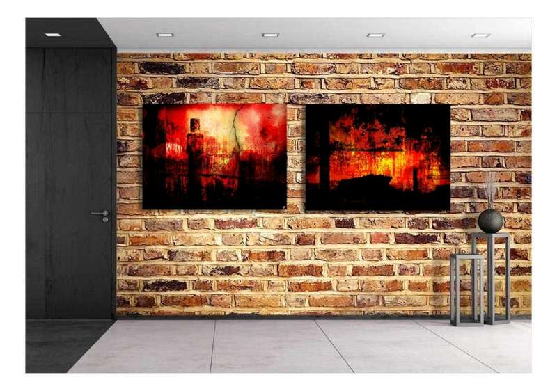 Sodom and Gomorrha - Photographic Collage - Single Edition Diptych by SA Artist Ras Steyn (MFA)