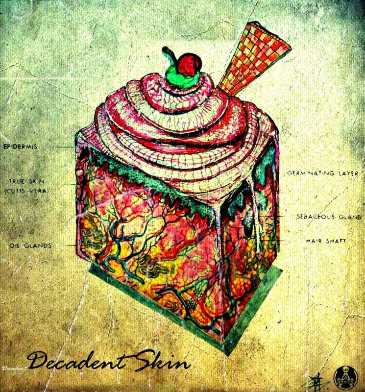 Decadent Skin (Pop Surrealism) by Ras Steyn - Unframed Signed PhotoGloss Print (with CoA) 2/2