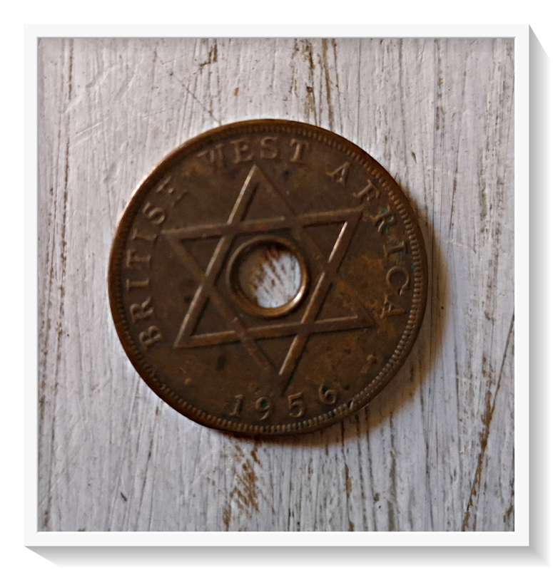 One Penny Queen Elizabeth the Second One Penny British West Africa 1956 - See Photo*