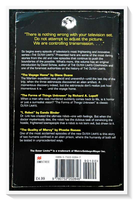 The Outer Limits: Volume 3 - Foreword by DAVID SCHOW - Panther : Granada -Rare Paperback (B)