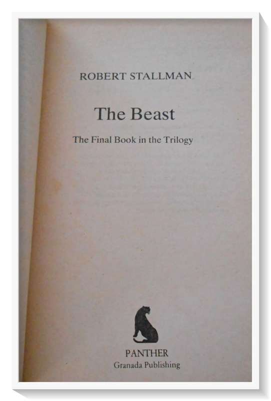 ROBERT STALLMAN: The Beast - PANTHER GRANADA - Rare OOP Paperback Collectable B+