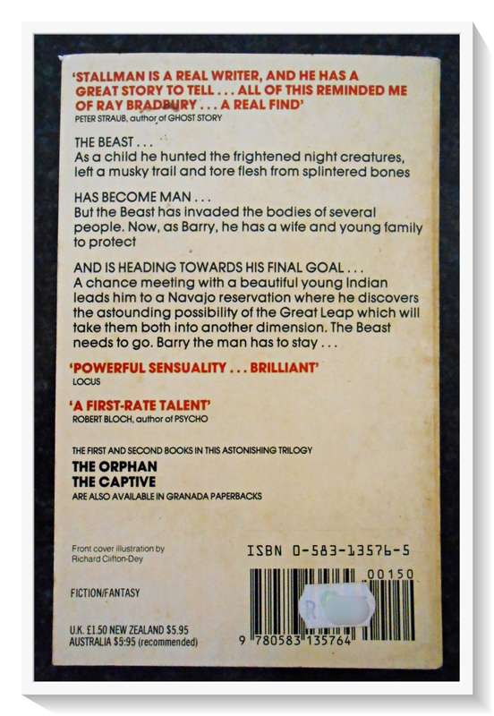 ROBERT STALLMAN: The Beast - PANTHER GRANADA - Rare OOP Paperback Collectable B+