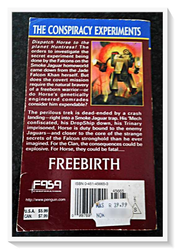 Battletech: Freebirth: Twilight of the Clans 4 - a ROC Paperback - Condition: B+ (Very Good)