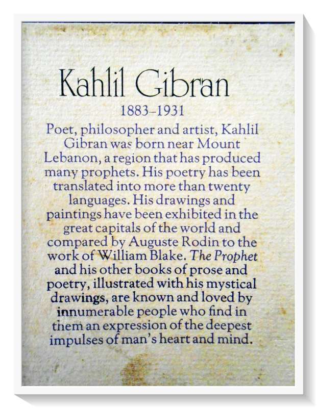 The Prophet by Kahlil Gibran - HEINEMANN:LONDON - 1972 - Hardcover: Condition: (B)