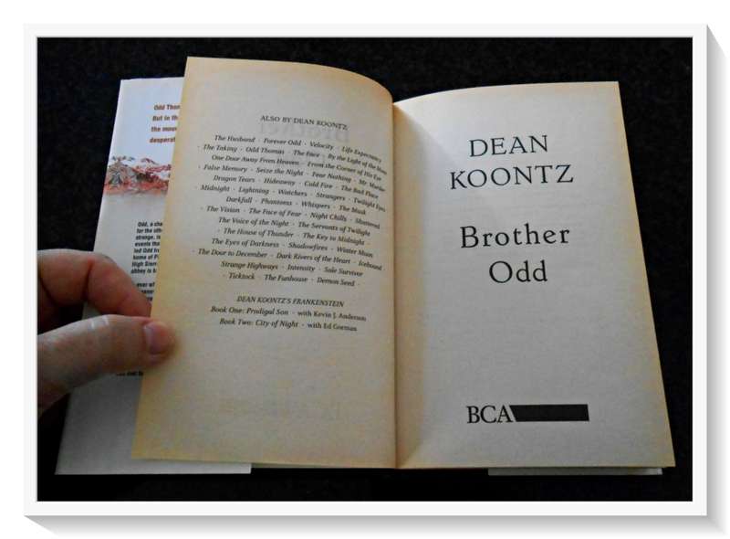 DEAN KOONTZ: Brother Odd - Hardcover - BCA - Condition: B+