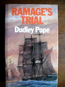 DUDLEY POPE'S RAMAGE'S TRIAL - Hardcover in Virtually Mint Condition