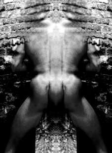 Masculine Feline T6 - 130mmx180mm Monochrome Print Based on the Flesh Physix Project - (Signed Copy)