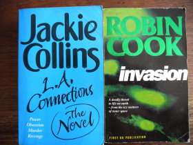 Jackie Collins & Robin Cook - 2 BOOKS FOR THE PRIZE OF ONE