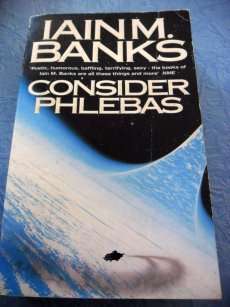 IAN BANKS - CONSIDER PHLEBAS - LARGE SOFTCOVER IN GOOD CONDITION - SEE JPEG.
