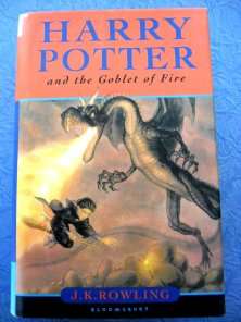 HARRY POTTER AND THE GOBLET OF FIRE - HARDCOVER - VERY GOOD CONDITION - SEE JPEG.