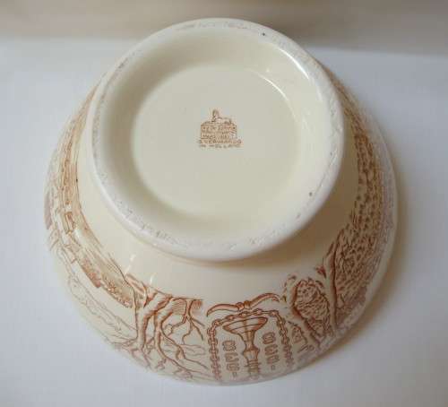 VINTAGE DE SPHINX MAASTRICHT 'VOORTREKKEREEUFEES' 1838-1938 COMMEMORATIVE SERVING TUREEN & LID