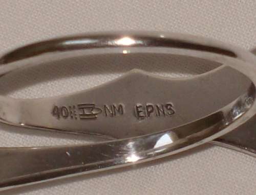 VINTAGE MAGNUS AASE NORWEGIAN SILVER-PLATED INFANT FEEDING SPOON