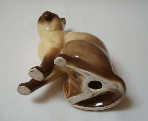 VINTAGE SYLVAC SIAMESE CAT FIGURINE