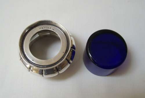 ANTIQUE GEORGE V GORHAM BIRMINGHAM HALLMARKED STERLING SILVER OPEN SALT c1912