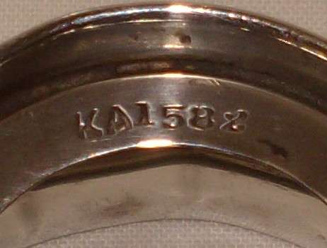 ANTIQUE GEORGE V GORHAM BIRMINGHAM HALLMARKED STERLING SILVER OPEN SALT c1912