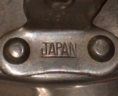 VINTAGE MADE IN JAPAN ALUMINIUM TEAPOT & COVER with STRAINER c1970's