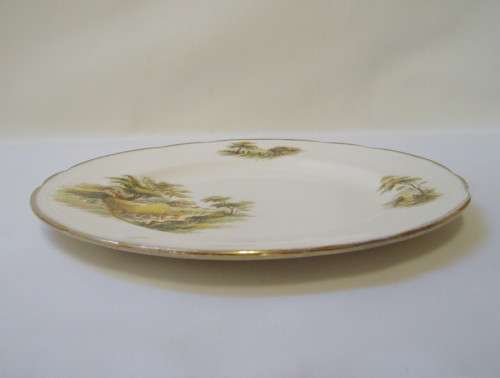 VINTAGE ALFRED MEAKIN 'THE HAYRIDE' 18cm TEA PLATE c1945+ (1 of 4 Available)